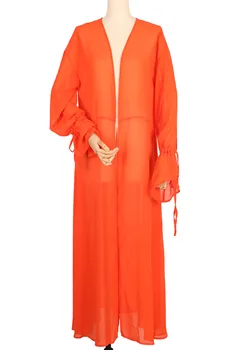 

Cover Up Beach Woman Tunic Swim Dress Swimsuit With Set Women's Beachwear Women New Bohemia Bell Long Sleeve Chiffon Sun Proof