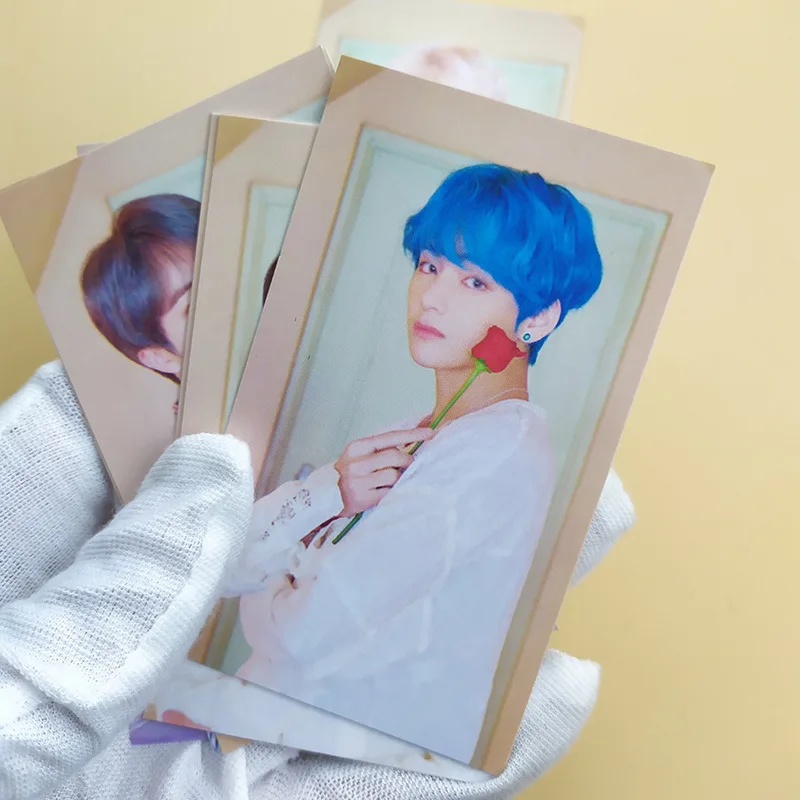 7 шт./компл. KPOP Bangtan мальчики карта душа персона одна сторона ЛОМО карта Фотокнига JUNG KOOK JIMIN JIN Love Yourself
