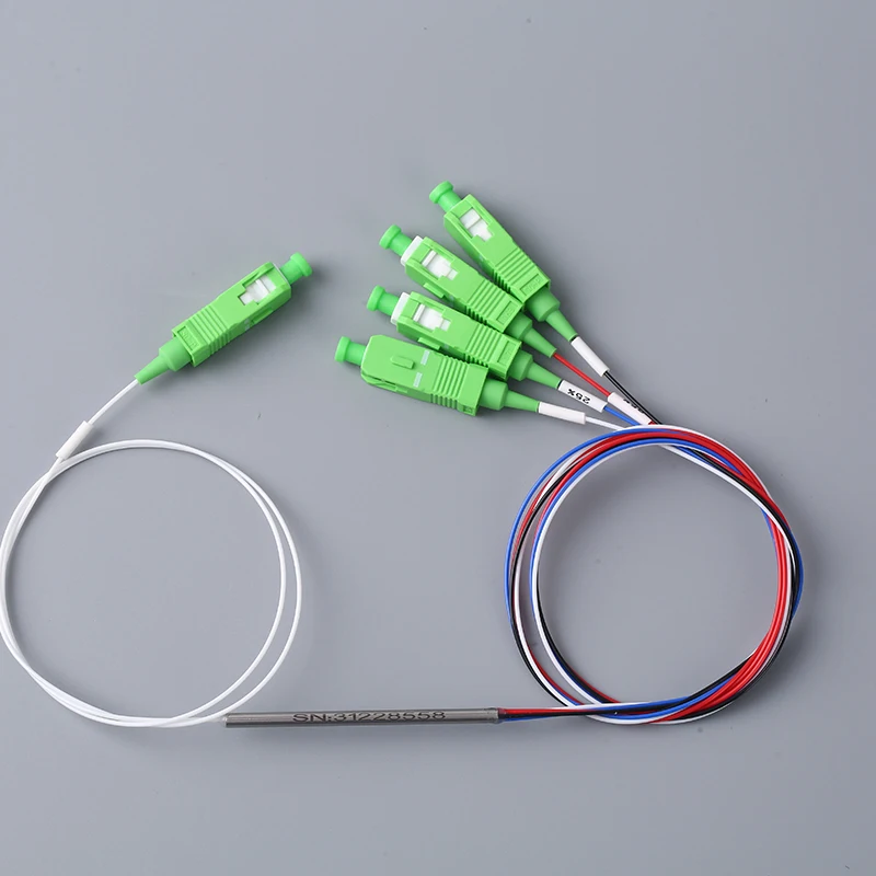 Baixo Excesso de Perda de Energia Uniforme Divisão Singlemode Árvore e Estrela Acopladores 1x4 Divisor de Fibra Óptica - Image 5
