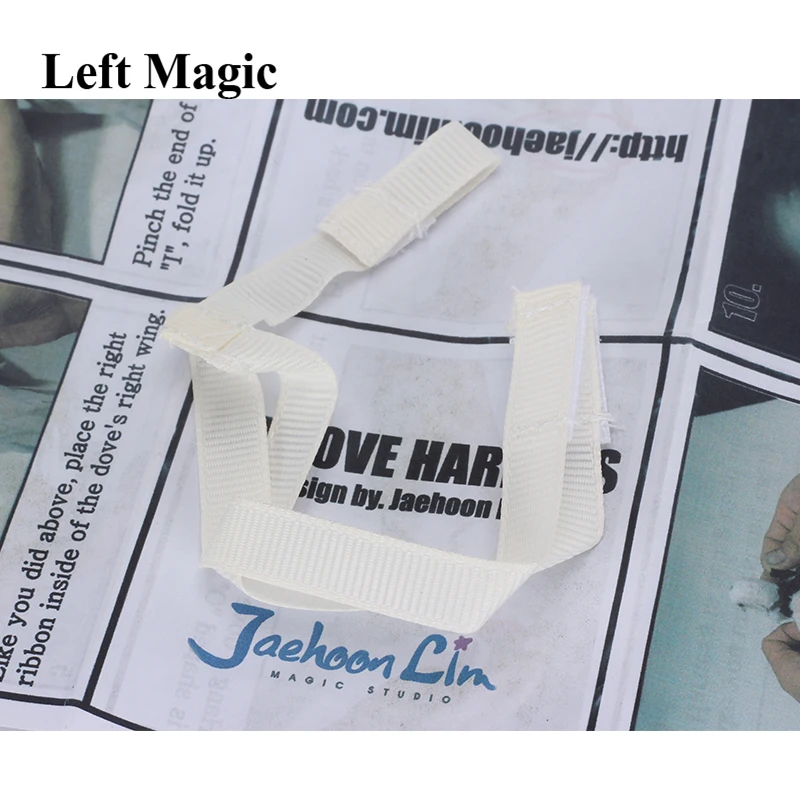 J.H. DOVE HARNESS By Jaehoon Lim (2 종류의 크기) 전문 마술사 Gimmick Magia Toys를위한 마술 트릭 액세서리