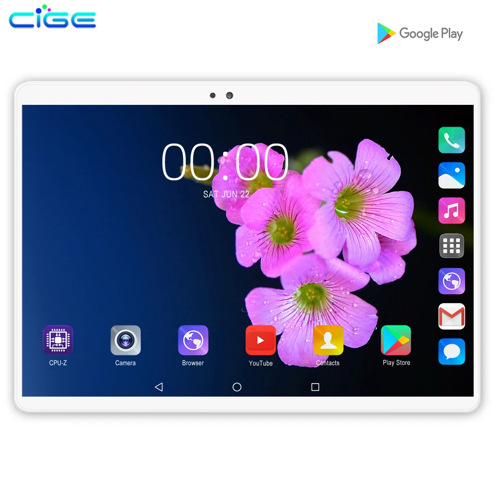 

2020 New Design 10.1 inch android 9.0 Tablet Pc 6GB 128GB Dual SIM Card 1280X800 Large Screen Dual Camera 8 Core Tablets 10