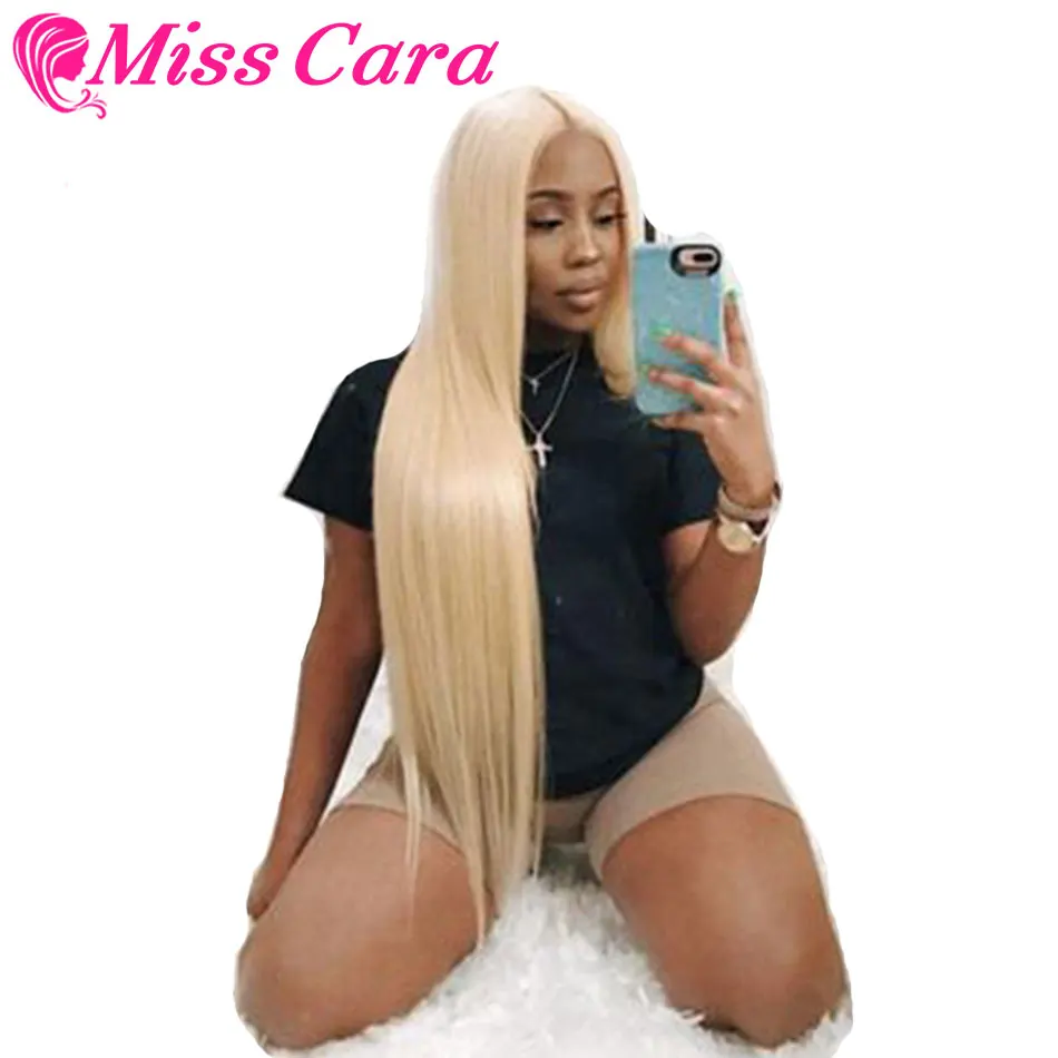 

613 Blonde Lace Front Human Hair Wigs Pre Plucked 613 Malaysian Human Hair Wigs For Black Women 150% Density Miss Cara remy Hair