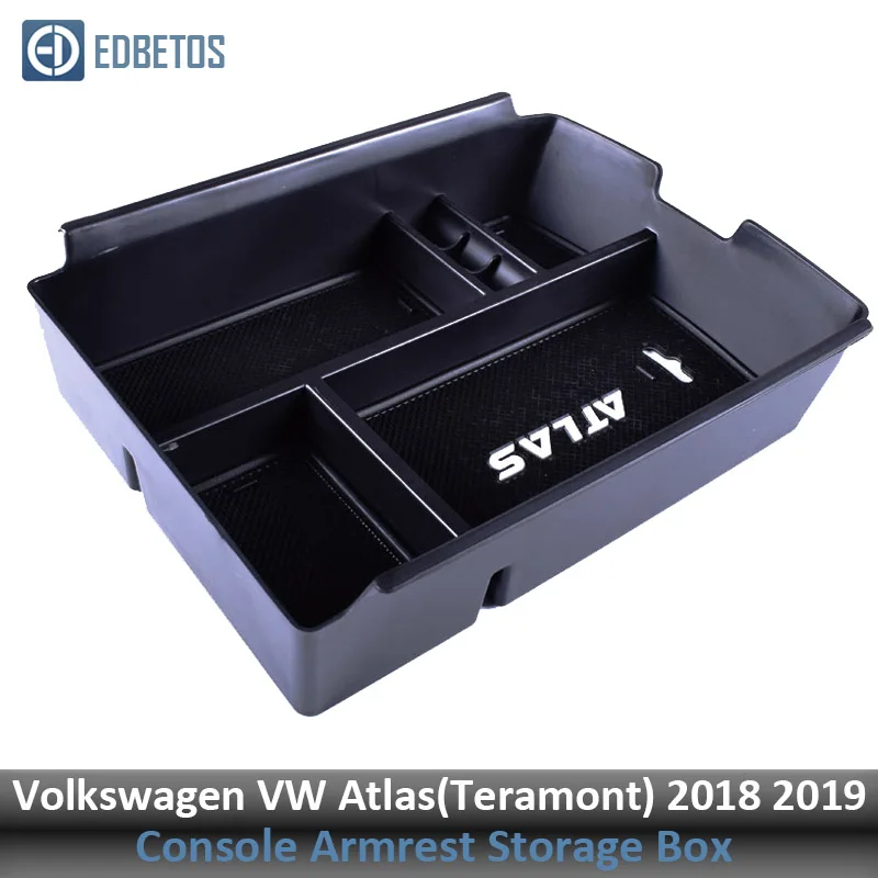 AB080 Подлокотник для хранения перчаток для Volkswagen Atlas центральная консоль Органайзер лоток Атлас аксессуары для интерьера вторичный - Название цвета: AB080