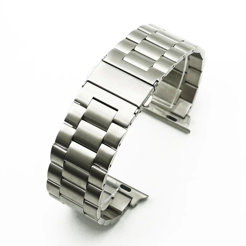 

Strap For Apple Watch Band 42mm 38mm iWatch 5/4/3/2/1 Strap Stainless Steel Band Watch Strap Silver