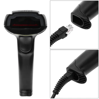 

Hot USB Laser Barcode Scanner Wired Handheld Standard 1D Bar Code Scanner Reader