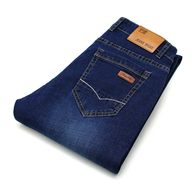 Men's Brand Stretch Jeans 2020 Business Stretch Slim Denim Pants Fashion Classical trousers Denim Blue Black Pants Male Clothes Men's Brand Stretch Jeans 2020 Business Stretch Slim Denim Pants Fashion Classical trousers Denim Blue Black Pants Male Clothes