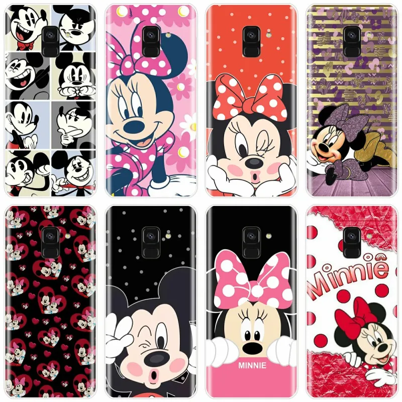 

Minnie mouse Cover TPU Phone Case For Samsung Galaxy A5 A7 A8 2015 A5 A7 A8 2016 A3 A5 A7 2017 A7 A8 A9 2018