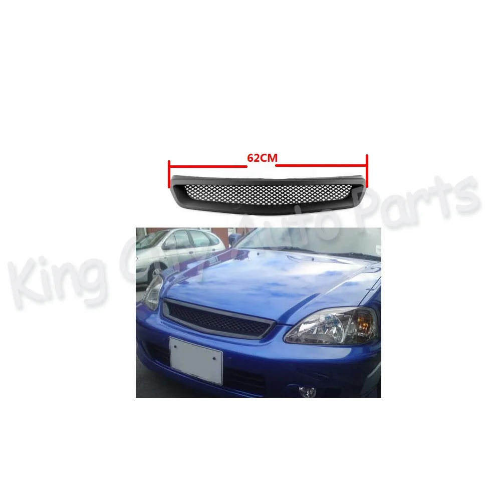 CAPQX гоночная решетка для Honda Civic EK CX DX EX HX LX Тип R 1999-2000 ABS передняя с капюшоном, сетка решетка бампера Передняя сетка решетка