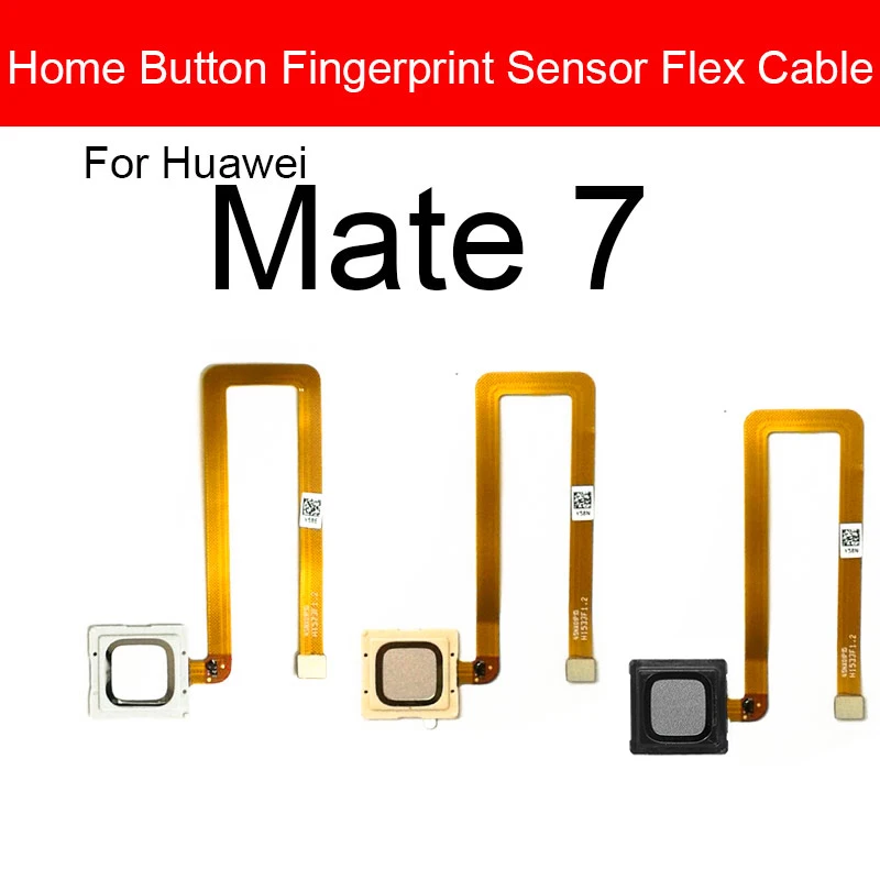 

Back Home Button FingerPrint Flex Ribbon For Huawei Ascend Mate 7 Mate7 MT7-TL10 Sensor Touch ID Fingerprint Replacement Parts