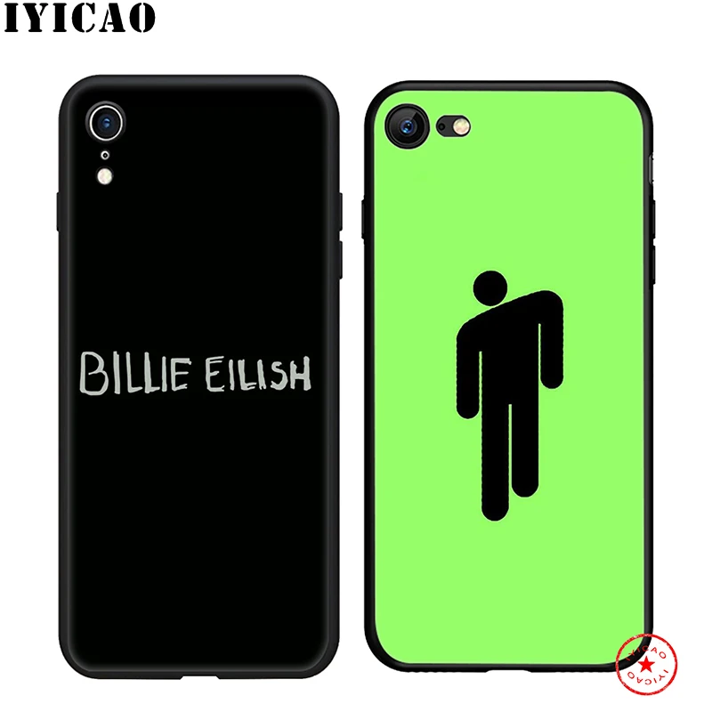 IYICAO Billie Eilish мягкий чехол для телефона iPhone 11 Pro XR X XS Max 6 6S 7 8 Plus 5 5S SE силиконовый TPU 7 Plus