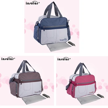 

Diaper Bags Mummy Maternity Nappy Backpacks Insular Brand Waterproof Baby Diaper Organizer Backpack Nursing Bag for Baby Care