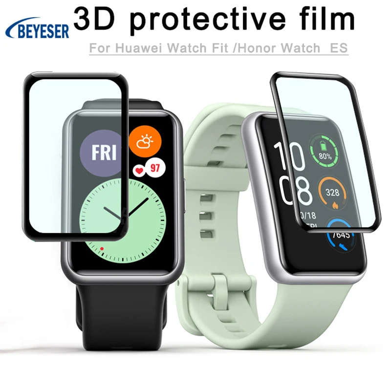 

New 3D Easy-To-Install Anti-Dirty Anti-Peep Surface Full-Covering Protective Film Suitable For Huawei Watch Fit /Honor Watch ES