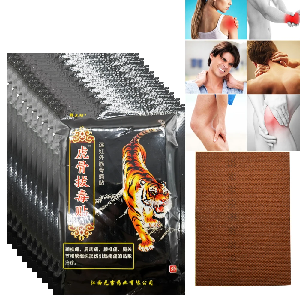 

8/24pcs Neck Back Body Pain Relaxation Medical Plaster Tiger Balm Joint Pain Patch Killer Body Back Relax Stickers D405