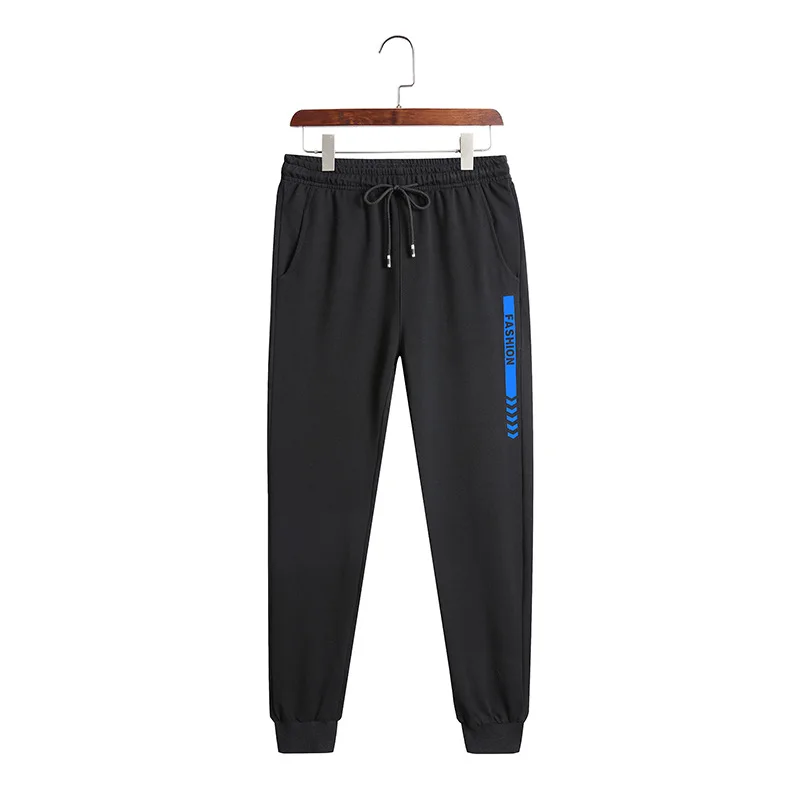 

Men's Summer Korean version trend Drawstring Solid Color Joggers Sweatpants Loose and comfortable Bottom tied ankle length pants