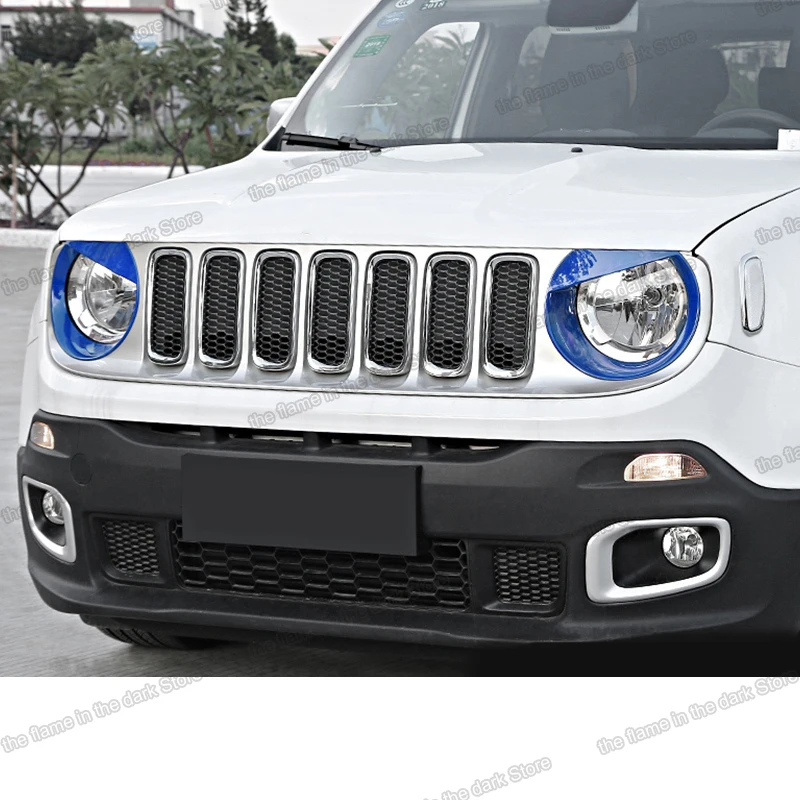 Lsrtw2017 Abs автомобильные фары круглые планки автомобильный Стайлинг для Jeep Renegade 2016