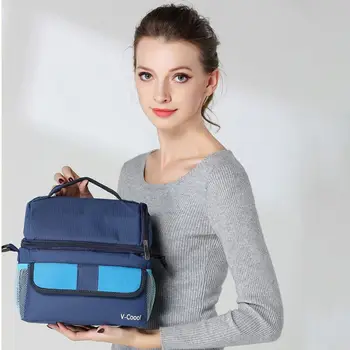 

Double-layer Portable Ice Pack Thermal Insulation Cold Multifunctional Milk Bag 40JC