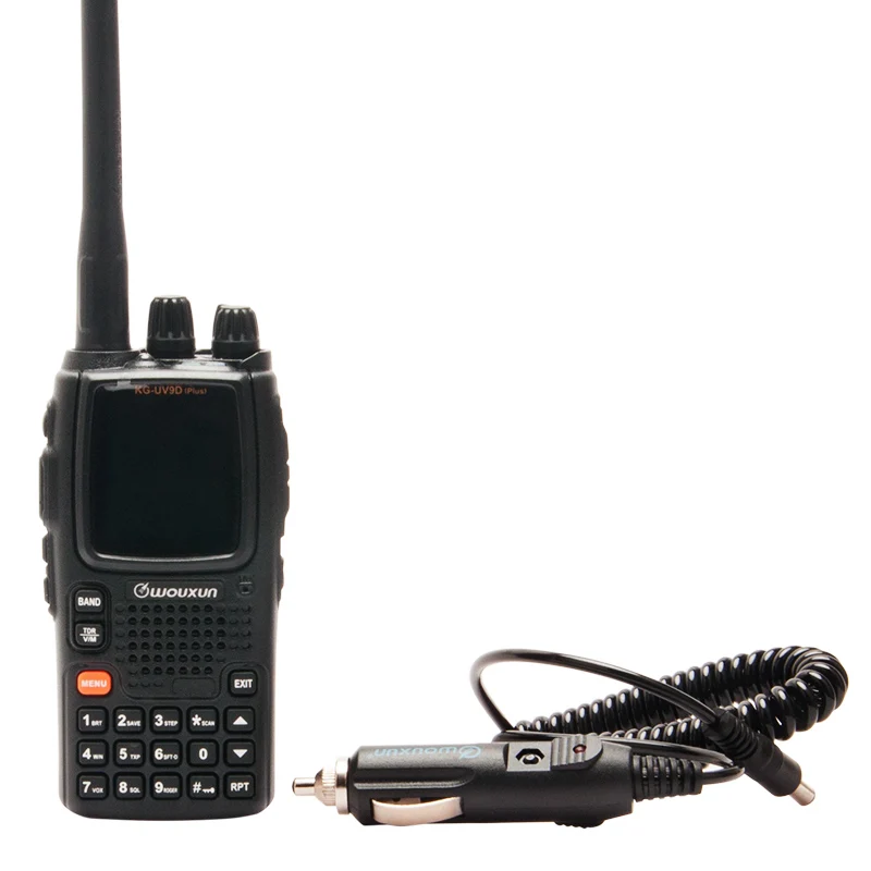 WOUXUN KG-UV9D(плюс) переговорные 7-ми сегментный получения Trans-сегмент трубка с китайскими Цвет Экран в воздушном раздел