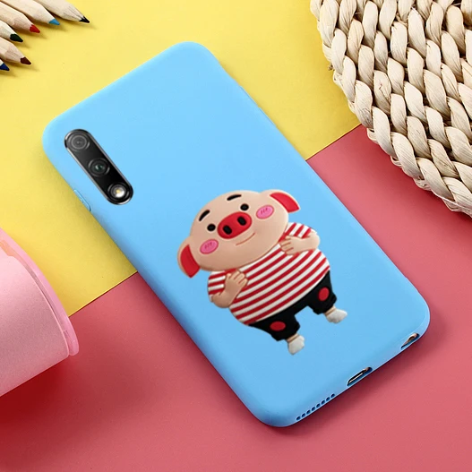 TRISEOLY Мягкий силиконовый чехол для huawei Honor 8x Max чехол 3D мультфильм животные задняя крышка для huawei Honor 9X Pro Защитная сумка для телефона - Цвет: d