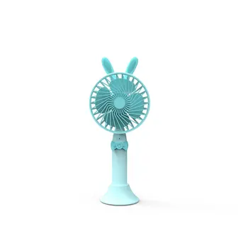 

Creative Personality Cute Mini Rabbit Handheld Usb Charging Small Fan Student Fan Summer Portable Small Fan