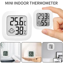 Mini termometr pokojowy cyfrowy czujnik temperatury LCD miernik wilgotności termometr pokój miernik higrometrowy nowy 2021
