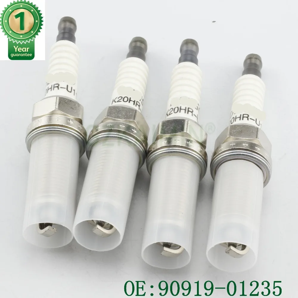 4X автомобильные аксессуары Spark Вилки OEM 90919-01235 K20HR-U11 для Toyota 4runner FJ Cruiser "lundra" Tacoma