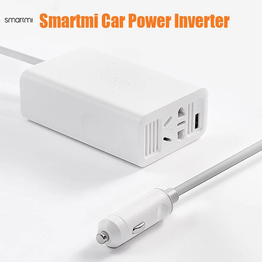 Автомобильный инвертор мощности Smart mi 100 Вт портативный преобразователь