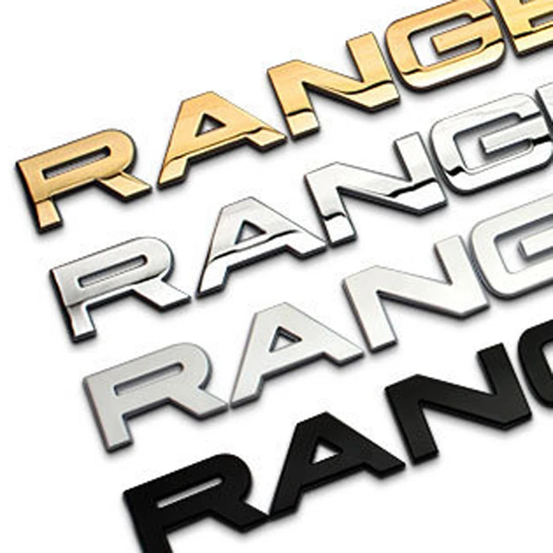 

Car Badge Logo Sticker for RANGE ROVER Freelander Guard Head Personalized Modified Car Logo Body Sticker Metal Letters