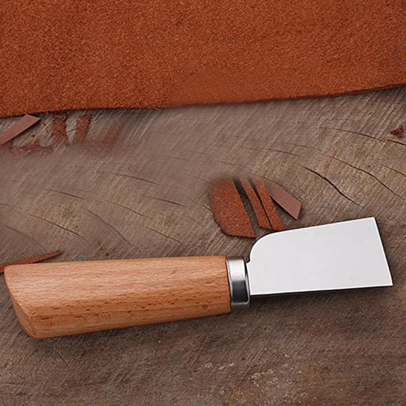 Дерево цвет Diy Кожа ремесло Skiving острые ручки нож кожевенное ремесло ручной работы Diy инструмент
