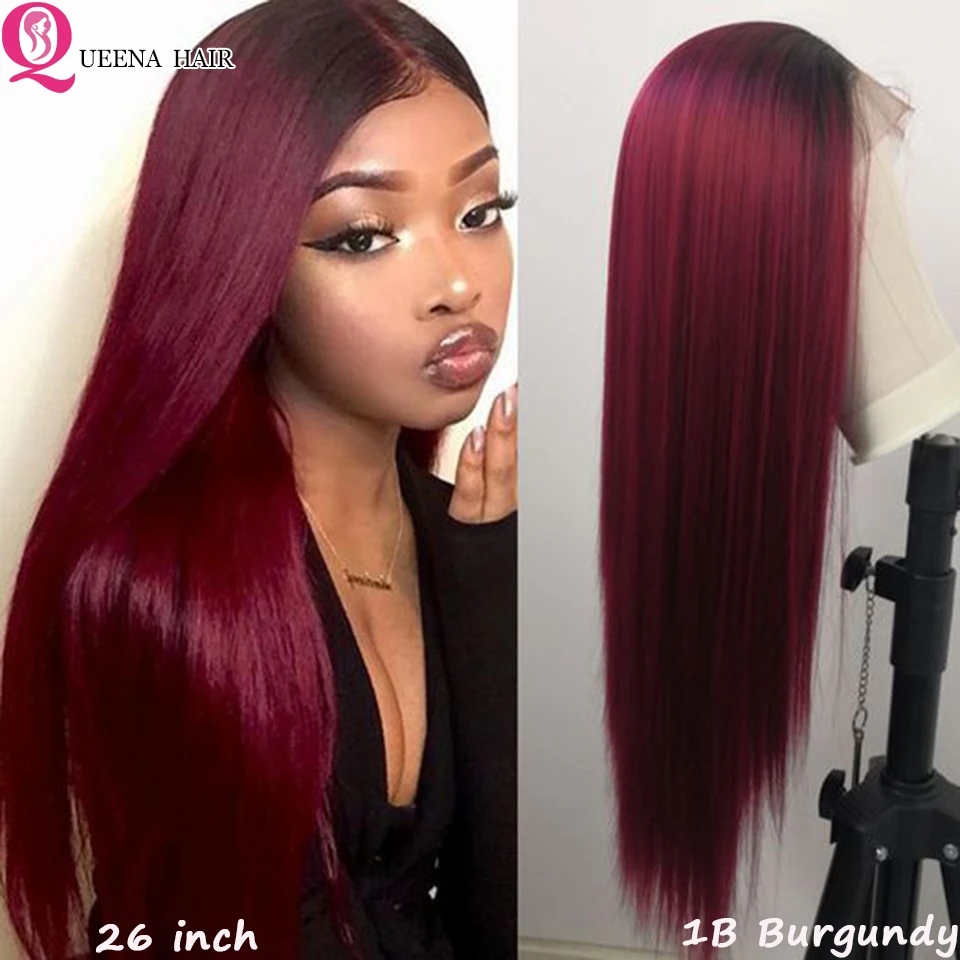 1b burg lace wig