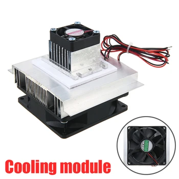 

Thermoelectric Peltier Refrigeration Cooling System Kit Cooler Conduction Module and Radiator & Cooling Fan