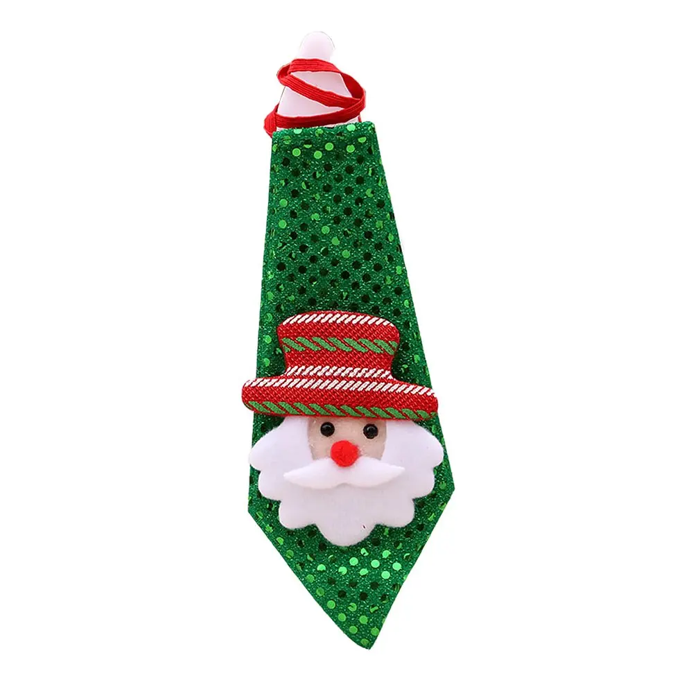 

Christmas Gift Adult Child Tie Small Gift Tie Creative Gifts Sequined Tie Luminous Tie Snowman Deer Bear Santa Claus