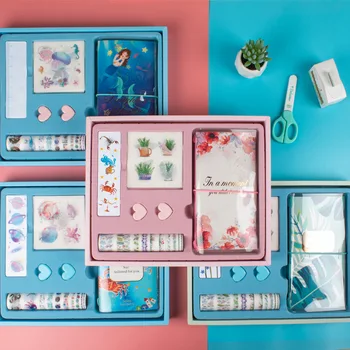 

40Pcs/Set Notebook and Journal Cute Back to School Diary Notepad Agenda Planner Organizer Grid Monthly Blank Handbook Note Book
