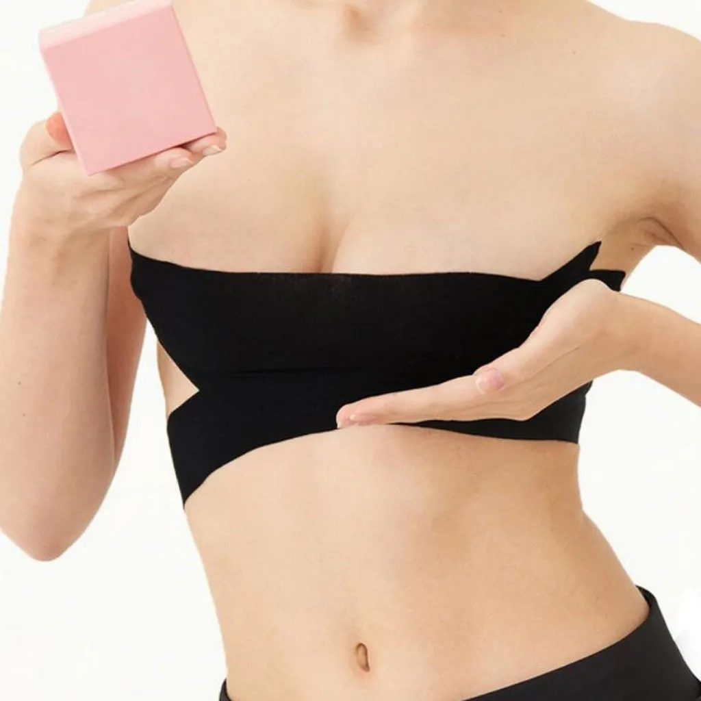 Women Bra Nipple Covers DIY Pezoneras Breast Lift Latex Boob Tape