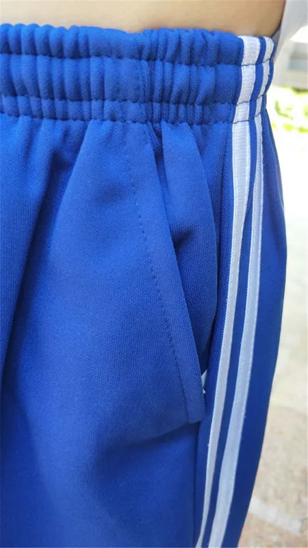 

Spring And Autumn Young STUDENT'S School Uniform Pants Men's Junior High School Students School Pants Men's Breathable Two Bars