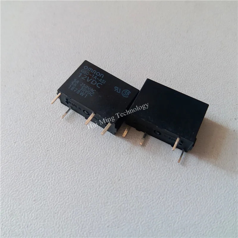 5pcs Omron Relay G6D-1A-ASI-5VDC G6D-1A-ASI-12VDC G6D-1A-ASI-24VDC 250V 5A relay 4 pin 5V12V/24VDC | Обустройство дома
