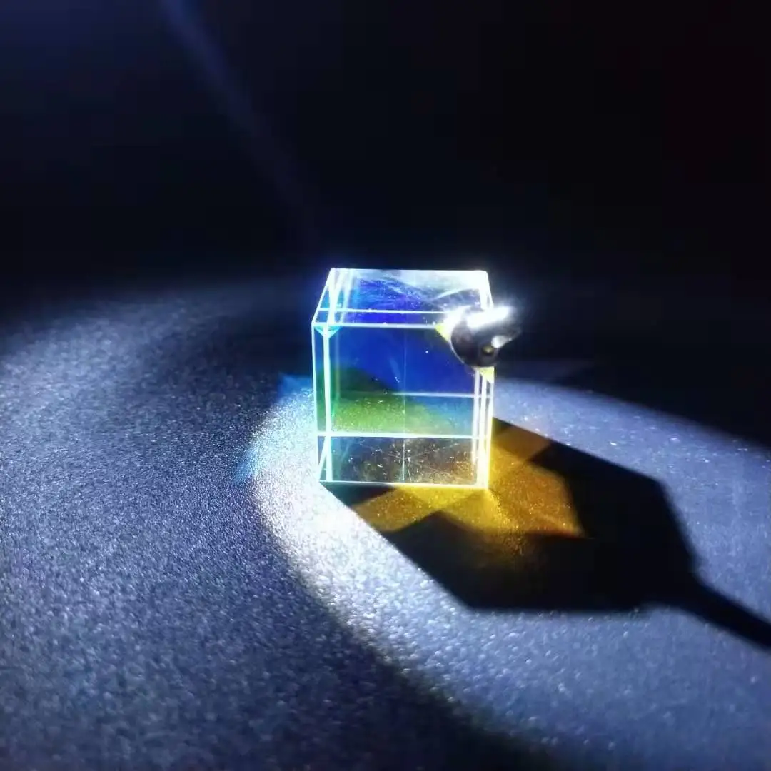 Цветовая Призма подвеска маленькое ожерелье шестигранный светильник кубик Цветовая Призма Заказная линза