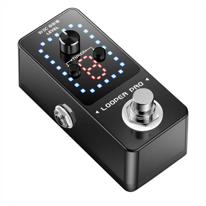 

9 Waves Loop 40 Mins Recording Pedal Loop Station Looper Pro Station Guitar Pedal Guitar Processor Electric Guitars Effector