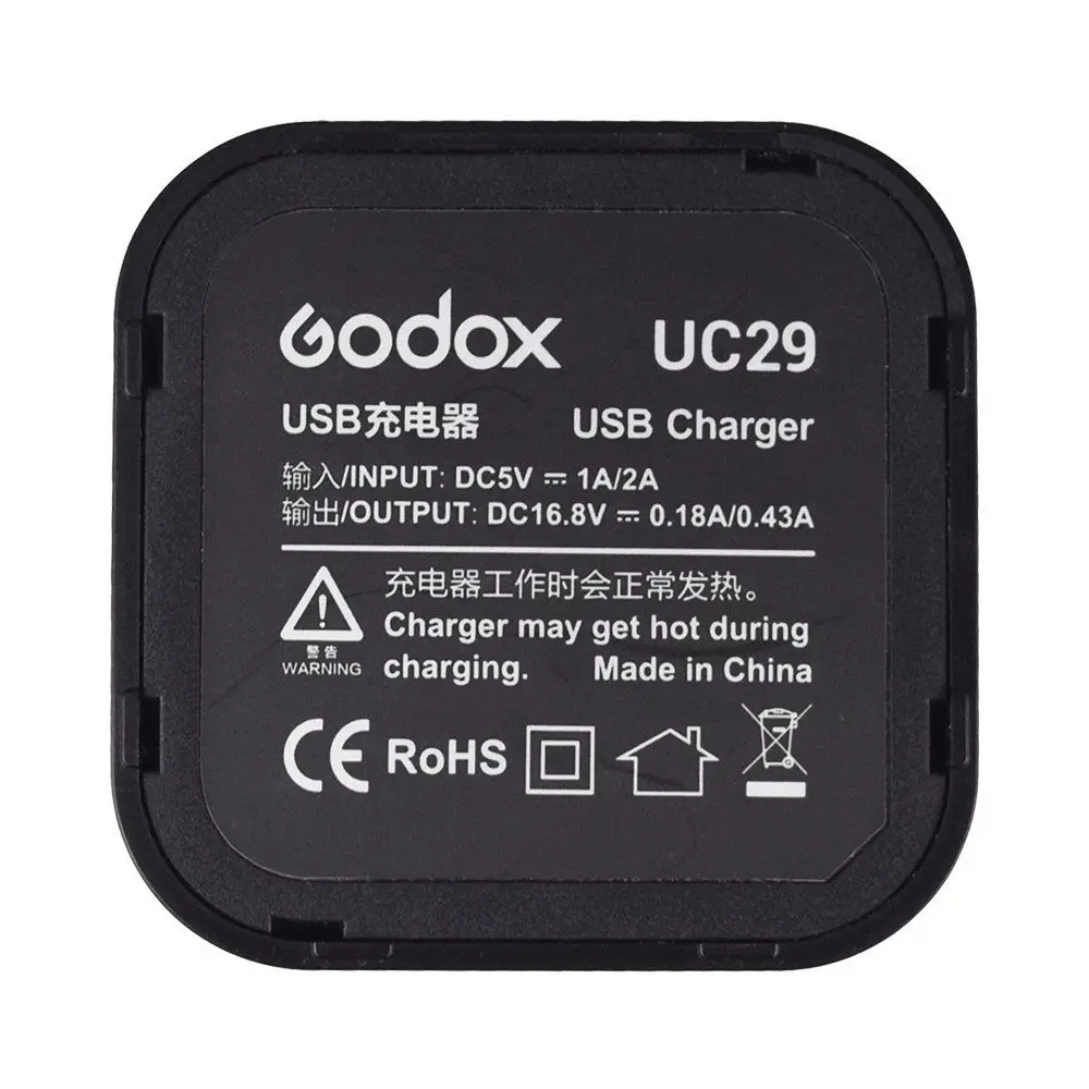 Зарядное устройство USB Godox UC29 для аккумулятора WB29 вспышки AD200|Аксессуары
