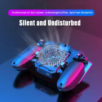 

AK88 SIX Finger Gamepad Control for Mobile Game for Android iOS smartphone Cooling Fan Gamepad Controller with 1200mAh Battery