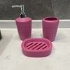 3Pcs/Set Wheat Straw Soap Dispenser Toothbrush Holder Soap Box Washroom Suit Bathroom Accessories ► Photo 3/6