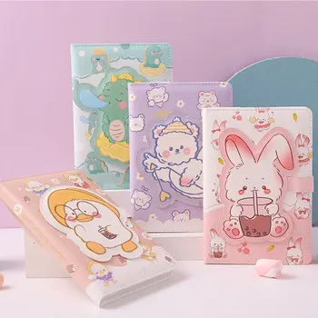

"Lovely Pets" Faux Leather Cover Cute Diary Students Notebook Notepad Journal Memo Stationery Gift