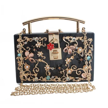 

luxury handbags women bags designer crystal purse acrylic bags clutch bag evening party diamonds wallet shoulder bag box totes