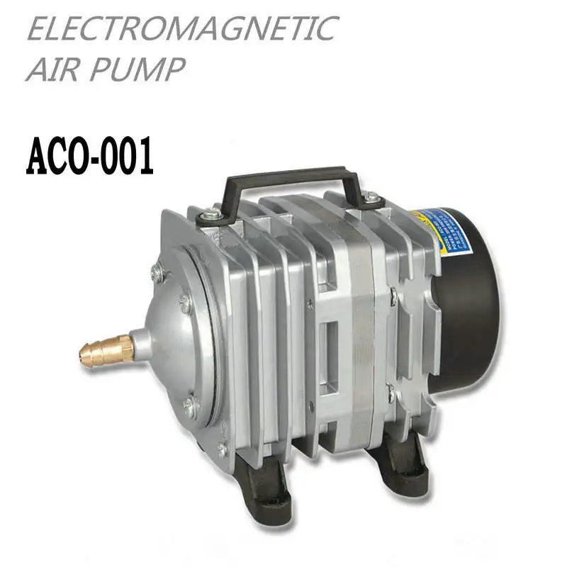 Аквариумный воздушный насос, электромагнитный воздушный компрессор для аквариумов, ферм, пруд, кислородный насос, аквариумные аксессуары, ACO-001, 220 В, 18 Вт, 38 л/мин