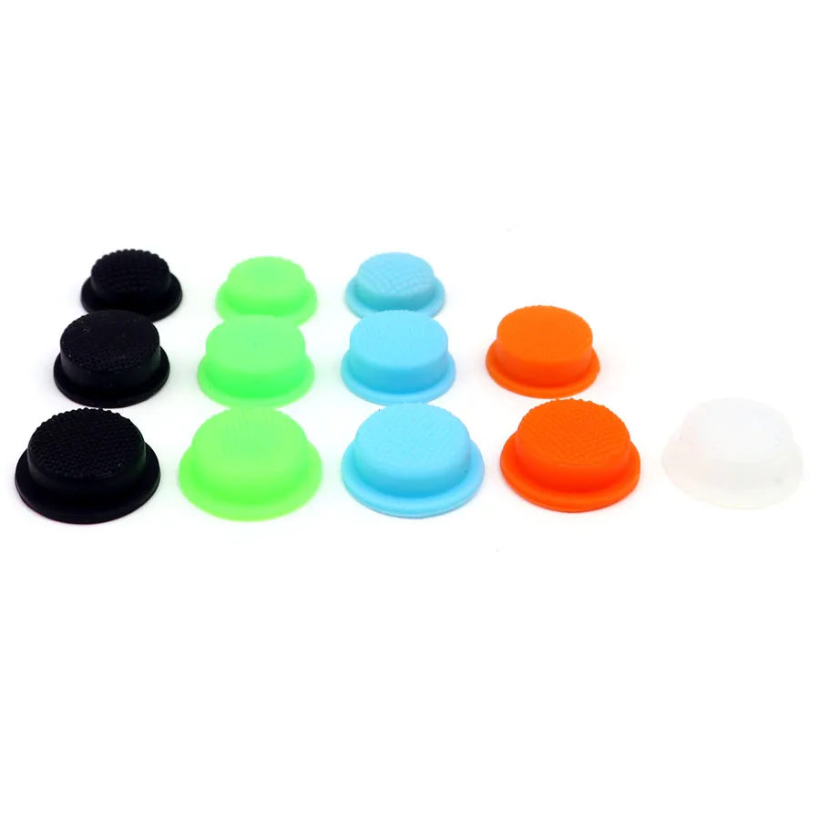 10pcs 12mm 15mm 16mm Silicone Tailcap Flashlight Switch Cap Torch Tailcaps LED Flashlight DIY Parts Protective Switch Button cap