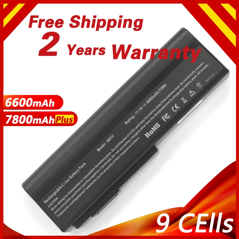 Golooloo Аккумулятор для ноутбука ASUS A32-M50 A33-M50 G50 G50E M50 M50S M50V M60 M60J N43 N53 N53J G50 G51 X55 X55S X57 X57V L062066