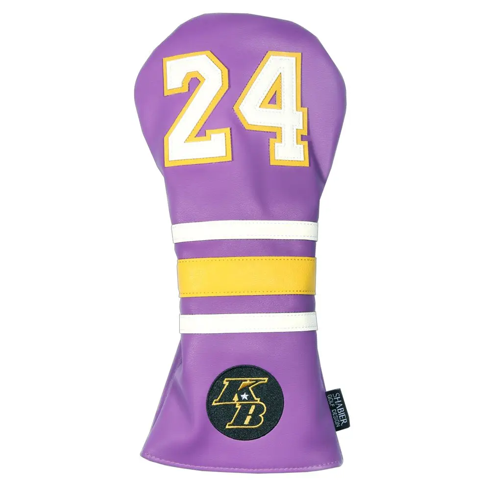 

New Hot Sale Purple Number 24 Goat Golf Headcover Golf 460CC Driver Club Wood Cover Protector