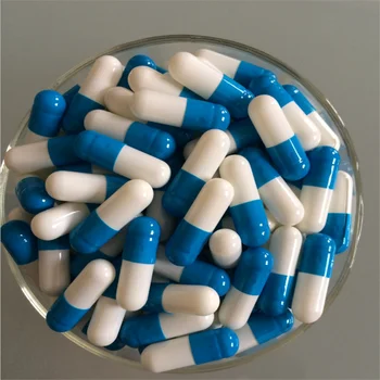 

10000pcs High Quality Gelatin Pharmaceutical Hollow Capsule Shell [0 # Blue and white] Powder filled capsule shell