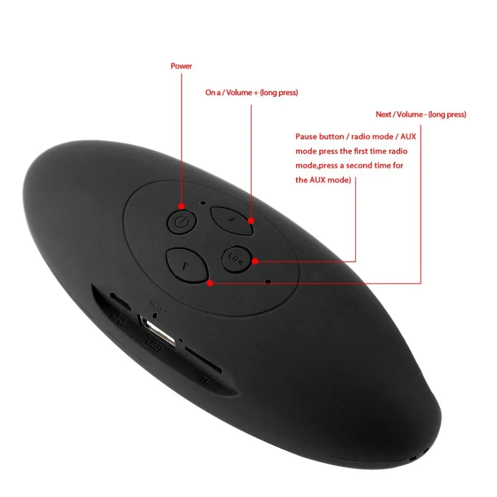 Беспроводная Bluetooth мини колонка портативная 3D Звуковая система стерео
