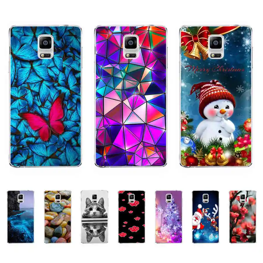 Custodia Per Telefono Per Samsung Galaxy Note 4 Custodia Morbida In Silicone Tpu Cover Posteriore Per Funda Custodia Per Samsung Galaxy Note 4 Cover C