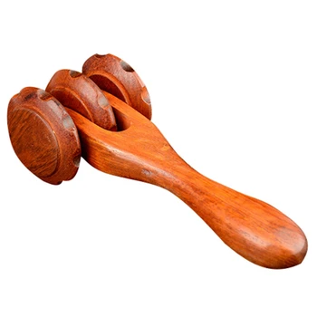

Thin Leg Massage Roller Vietnamese Wood Back Massage Stick Wooden Lunar Rover Hand Push Leg Neck Waist Massage Wheel Device